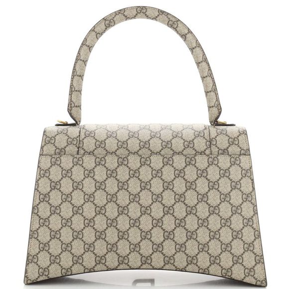 Gucci x Balenciaga The Hacker Project Hourglass Top Handle Bag GG Coated Canvas - Picture 4 of 8